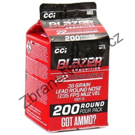 .22LR CCI Blazer HV 38gr LRN 200 ks