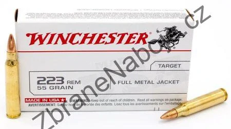 .223 Rem Winchester FMJ Target 3,6g/55gr