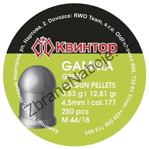 Diabolo KVINTOR Gamma Green 4,5mm 250ks