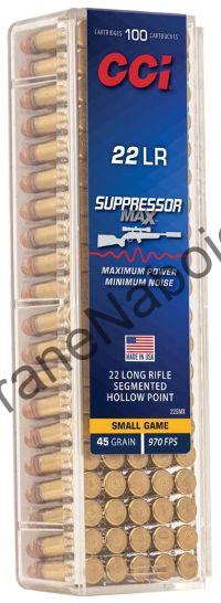 .22LR CCI Suppressor Max Segmented HP