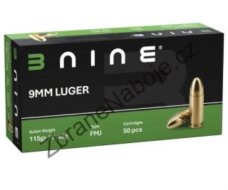 9 mm Luger BNine Target FMJ 7,45g