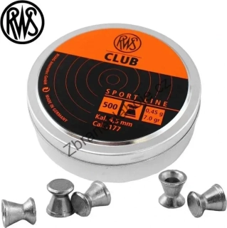 Diabolo RWS Club 4,5 mm 500 ks