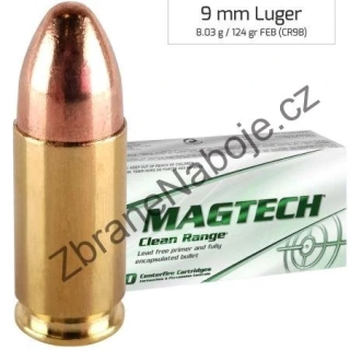 9 mm Luger Magtech FMJ Clean Range - CR9B