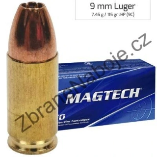 9 mm Luger Magtech JHP 7,45g/115gr - 9C