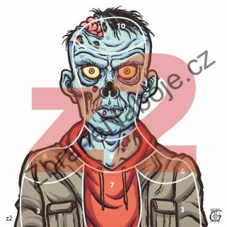 Terč vzduchovkový ZOMBIE
