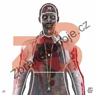 Terč vzduchovkový ZOMBIE