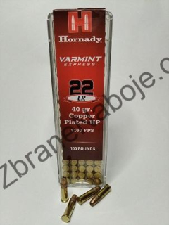 .22LR HORNADY Varmint Express Copper Plated HP
