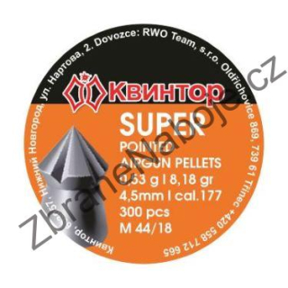 Diabolo KVINTOR Super Pointed 4,5mm 300ks