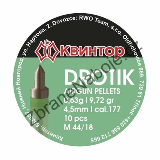Diabolo KVINTOR Drotik 4,5mm 10ks