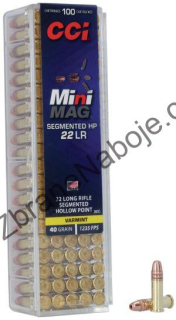 .22LR CCI Mini-Mag Segmented, 40GR, SHP