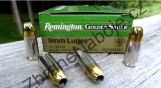 9mm Luger Remington Golden Saber, Bonded JHP