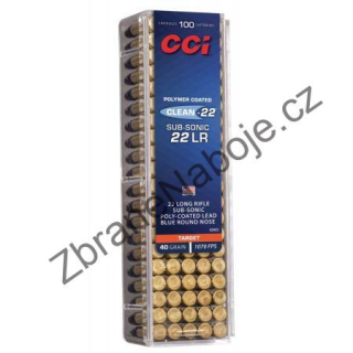 .22LR CCI CLEAN-22, Subsonic Target, LRN