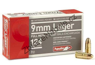 9mm Luger Aquila FMJ 8g