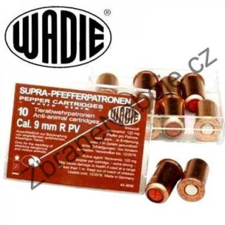 Plynový náboj Wadie 9 mm Revolver Supra Pepper