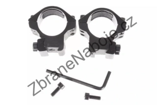 Montáž optiky duralová Venox, šína 11mm, oka 26 mm