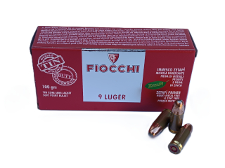 9mm Luger Fiocchi SJSP 100 SN7,45g/115gr.