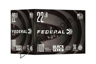 .22LR Federal Black Pack 36gr HP 1100 ks