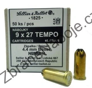 Náboj S&B 9x27 jatečná nábojka