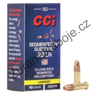 .22LR CCI, Varmint Segmented HP Subsonic